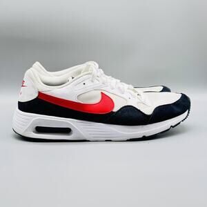 Nike Shoes Mens 12 White Red Blure Air Max SC Retro 90s Style Running Sneakers